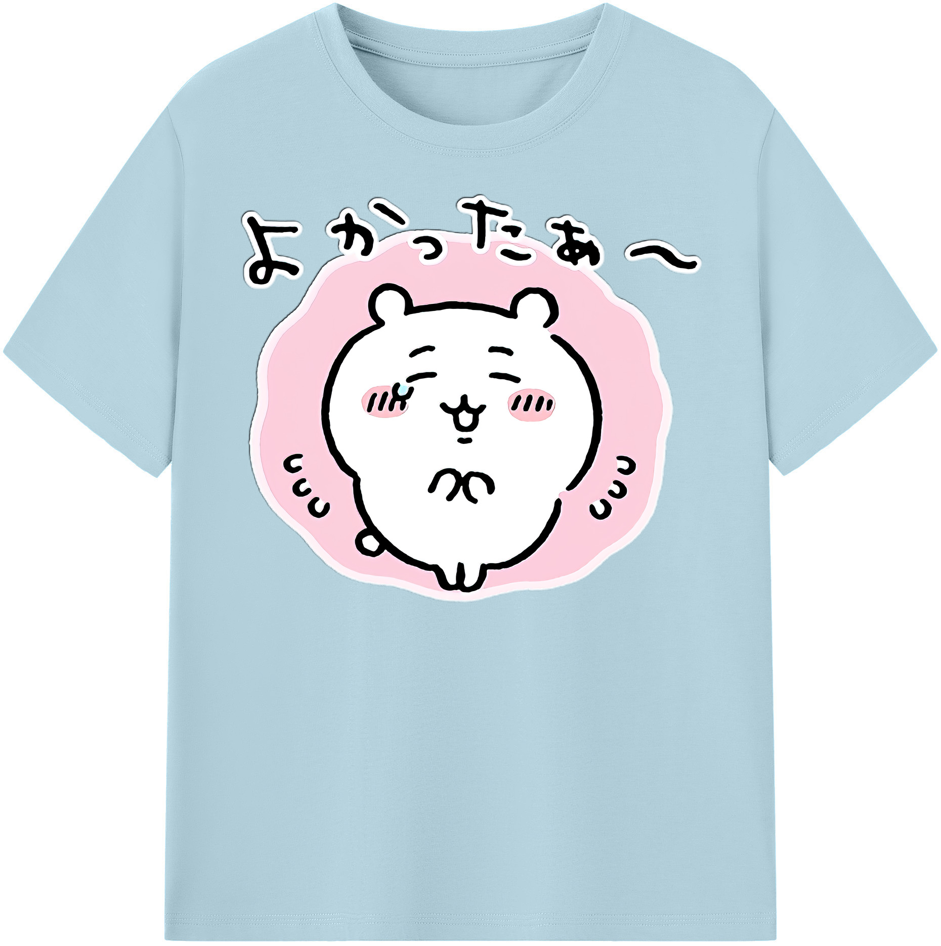 （画像用） ちいかわ ちいかわ Chii-kawa chiikawa 綿100％半袖Tシャツ（フロントプリント）